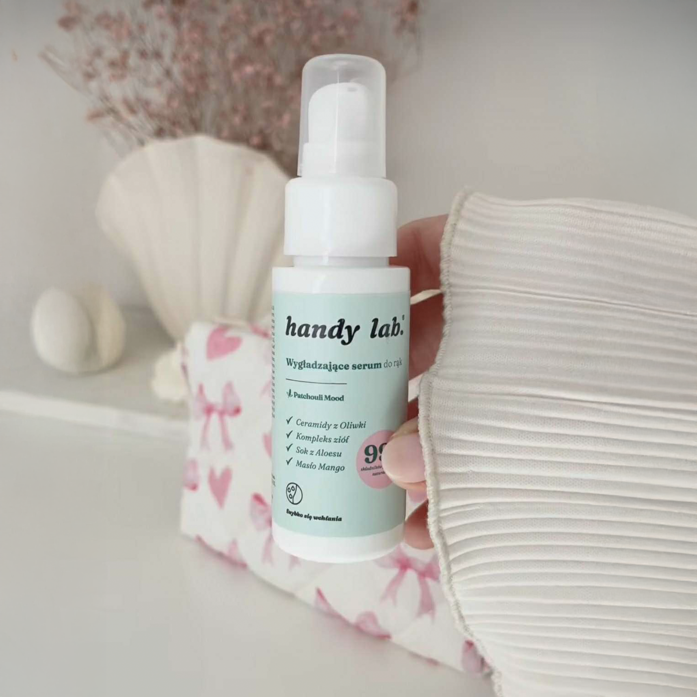 Wygładzające serum do rąk Patchouli Mood