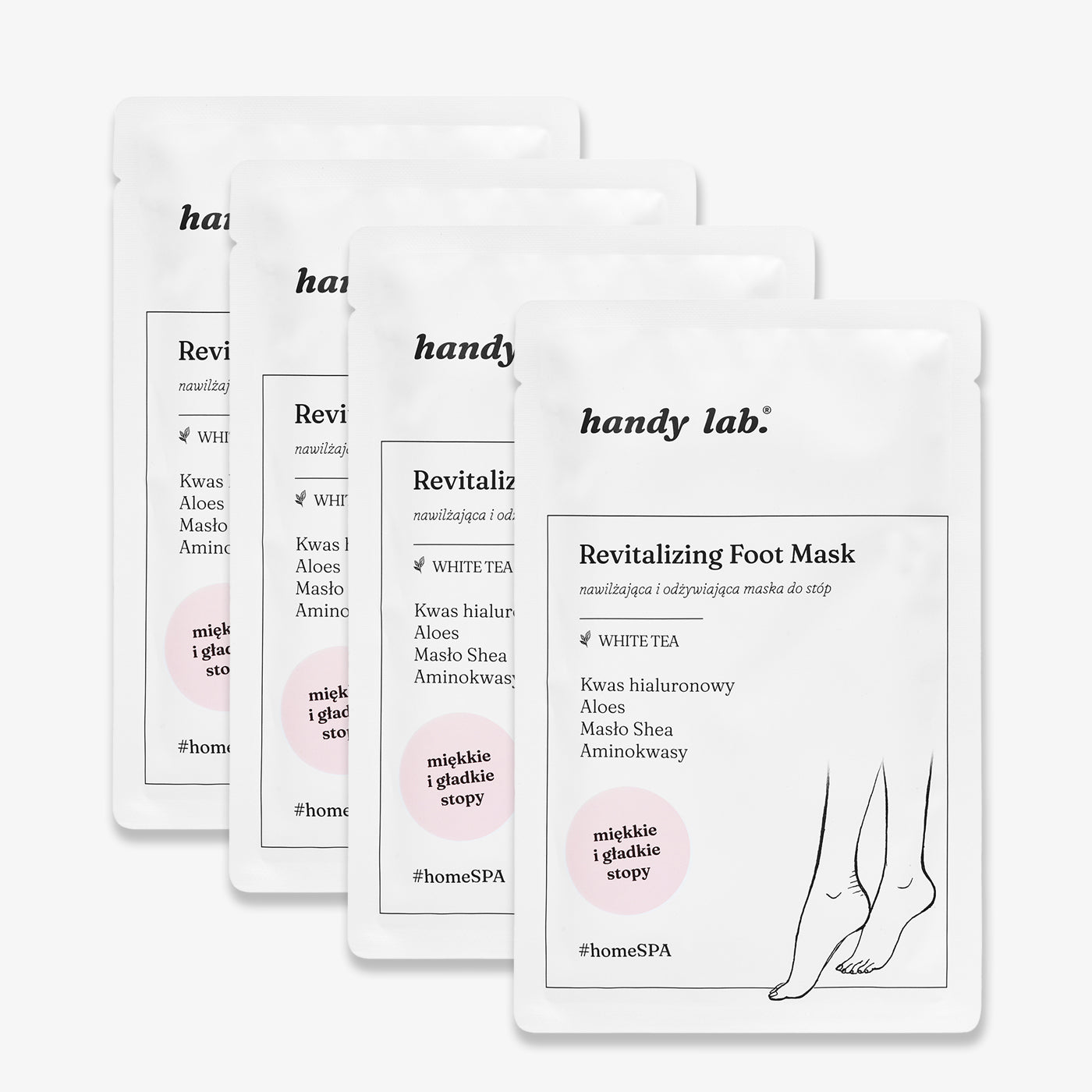 Foot Mask in Socks – Moisturizing – Set of 4