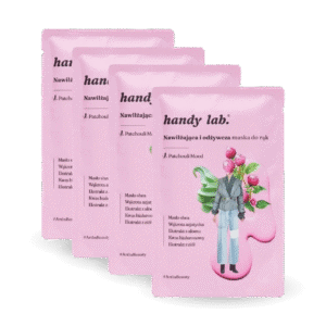 Maska do rąk - nawilzajaco - odżywcza z kompleksem ziół Patchuli Mood - zestaw 4szt