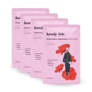 Maska do rąk w rękawicach Rozświetlająca - White TEA - zestaw 4 szt.